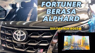 FORTUNER SULTAN! NAIK FORTUNER BERASA ALPHARD. MODIFIKASI JOK FORTUNER.