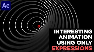 Create Interesting Animation in After Effects - Using Expressions Only | After Effects Tutorial