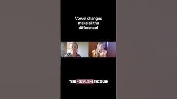 Vowel changes make all the difference!