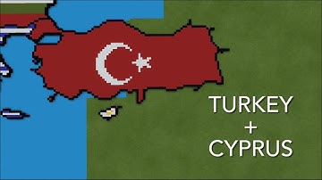 How to build the earth in Minecraft | part 22 | Turkey and Cyprus