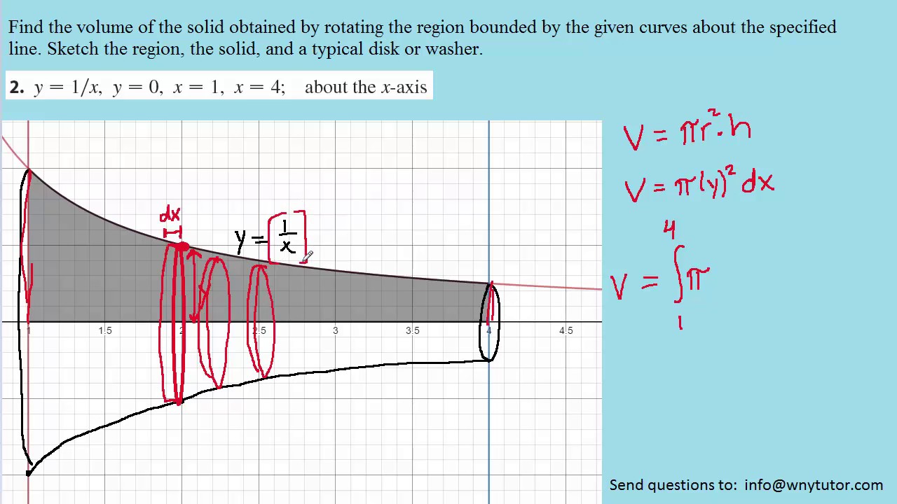 Stewart Calculus 8th ed Solutions - Chapter 6.2, #2 - YouTube