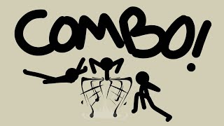 Stickman fight combo animation, effect and impact training. - XStickz -