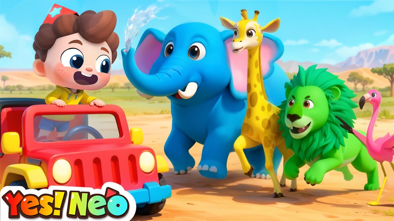 Wild Animals in My House | Learn Wild Animals for Kids | Nursery Rhyme & Kids Song | Yes! Neo