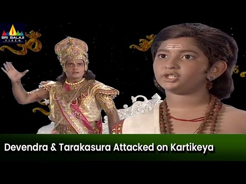 Devendra backslashu0026 Tarakasura Attacked on Kartikeya | Episode 84 | Om Namah Shivaya Telugu Serial - SRIBALAJIMOVIES