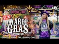 First Day Mardi Gras Universal Studios ! Parade, Floats, Food, King Cake, Tribute Store &amp; more!