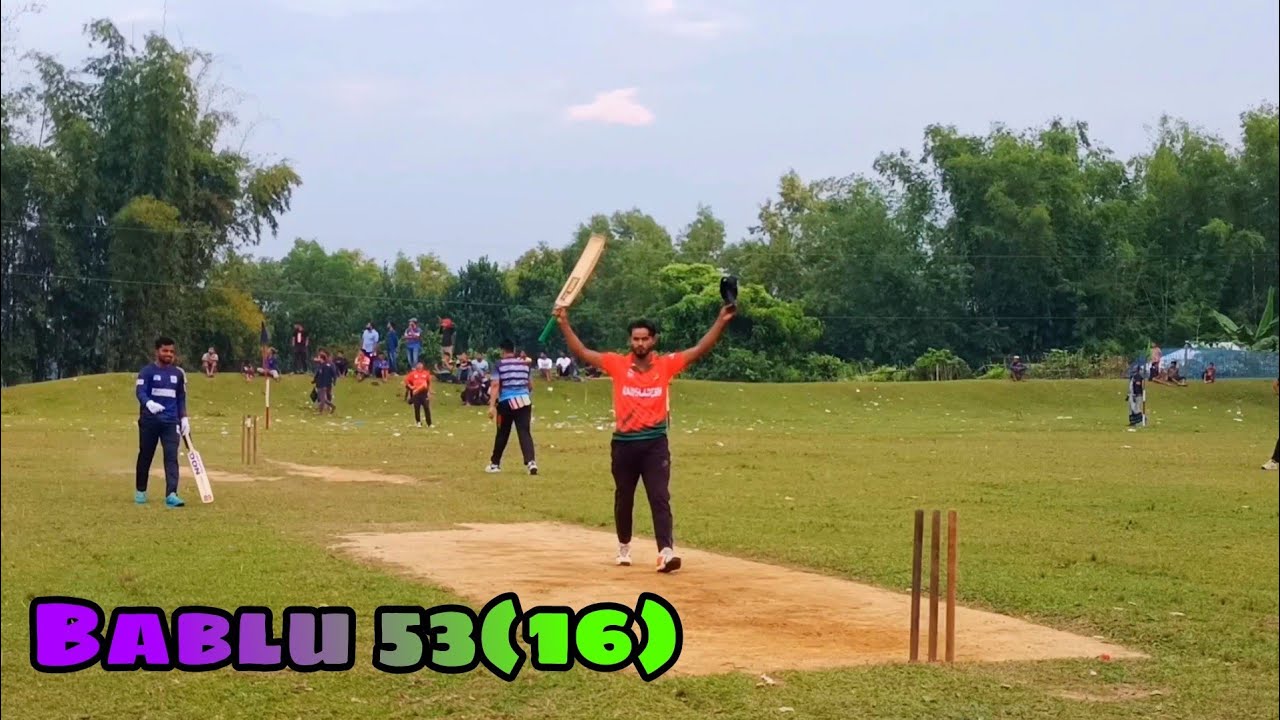 Bablu Ahmed Innings | 53 Run (16) Ball | Tape Ball | Legacy Cricket ...
