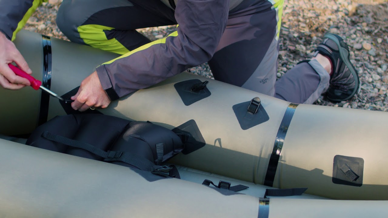 How to Install and Use 4 pt Thigh Straps on your Kokopellin Packraft by Caveman Collective