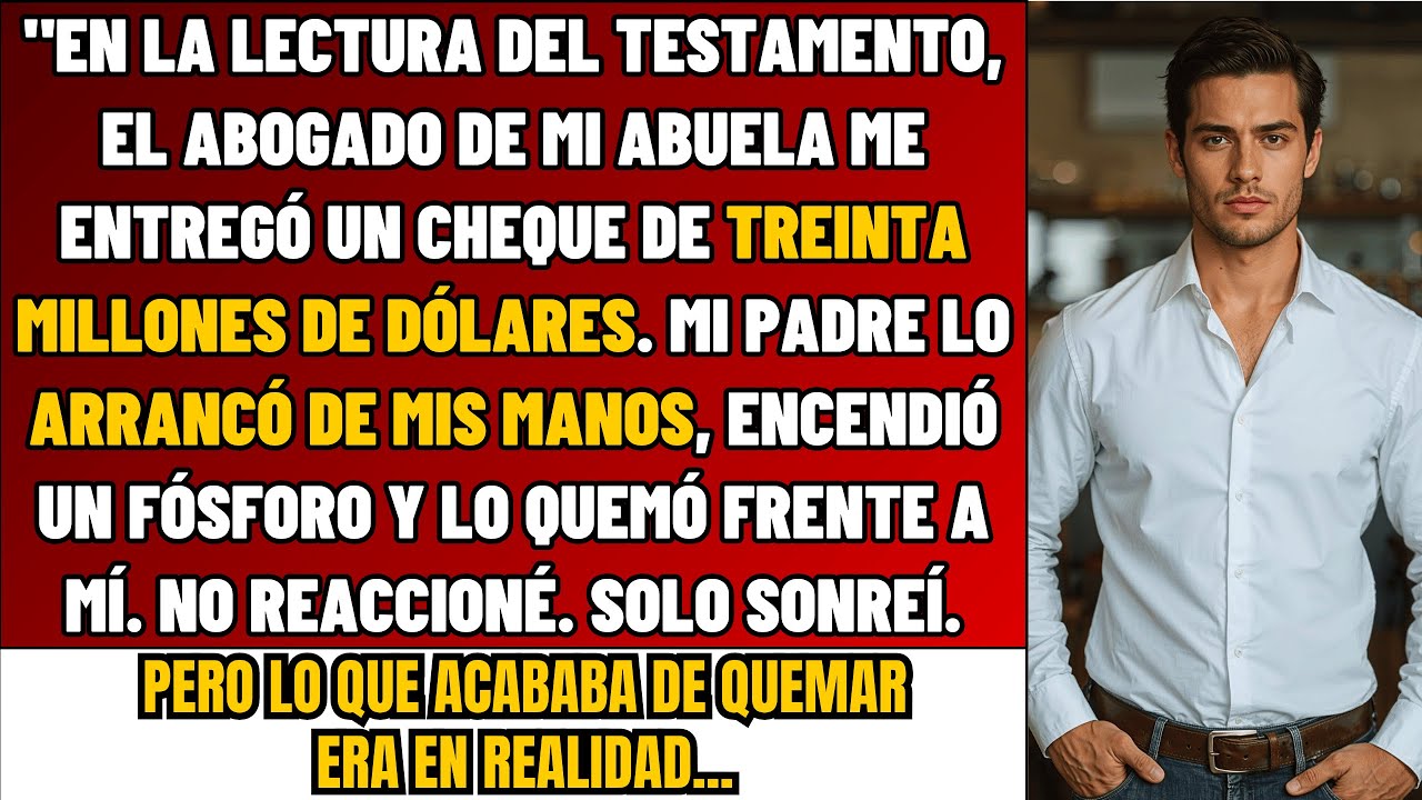 Mi Familia Ocultó El Cheque De 30M Que Me Dejó Mi Abuela En La Lectura Del Testamento. Solo Sonreí…