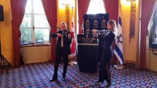 HIRE WONDERFUL ISRAELI VIOLINIST'S DUET FOR PARTY-CELEBRATION
