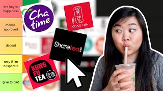 Ranking The BEST & WORST BOBA CHAINS *feelings will be hurt*