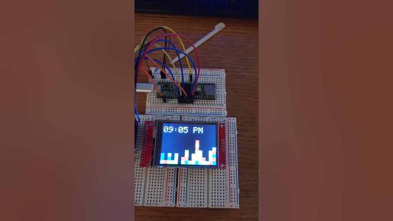 Fun Clock Graphics With TFT LCD Time Display using Teensy 4.1 ...