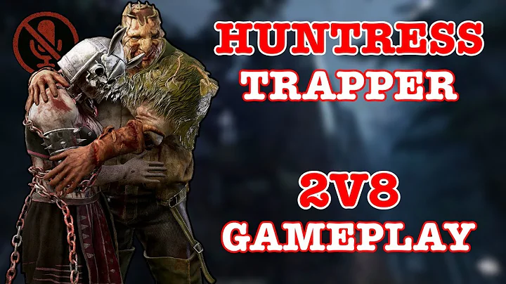 P100 HUNTRESS & TRAPPER // 2V8 KILLER GAMEPLAY //  NO COMMENTARY // DEAD BY DAYLIGHT