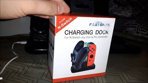 Fastsnail Charging Dock for Nintento Switch Joy Con & Pro Controller - Unboxing