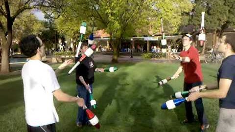 Club Passing - the Down with Gravity Juggling Club