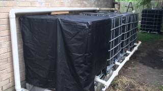 Step 1.2 - IBC Rainwater Harvesting System - Covering Tanks