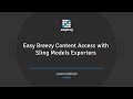 Easy Breezy Content Access with Sling Models Exporters