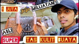 Penasaran Tas Mahal Kulit Buaya Asli  Kw  Ea