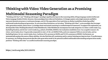 Thinking with Video: Video Generation as a Promising Multimodal Reasoning Paradigm
