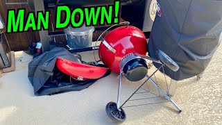Weber Grills vs Texas Storms? Not Good! (Aftermath video)