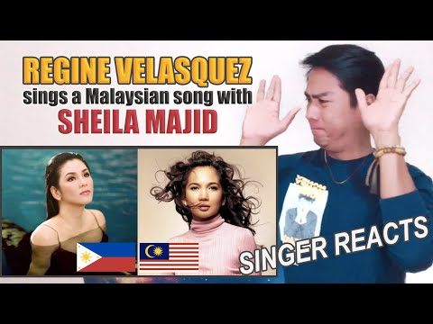 Bukan Salah Cinta - Regine Velasquez And Sheila Majid | SINGER REACTS