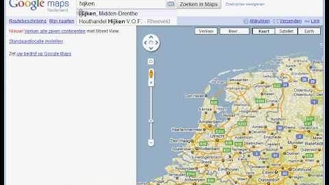 Vind coordinaten van een lokatie op de kaart