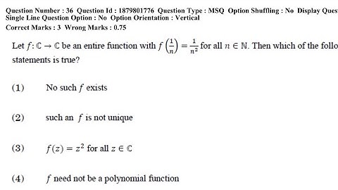 CSIR-NET-2019(December)-Part-B(Complex Analysis).