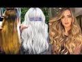 Beautiful Hair Cutting &amp; Hair Color Transformation | Amazing Hairstyles Tutorial Compilations