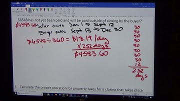 Ch 21 Closing the Transaction Math Worksheet Detailed Solutions
