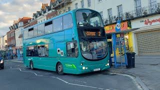 *Incredible* First Wessex/Volvo B9TL Wright Gemini/€6 (WX57 HLJ)