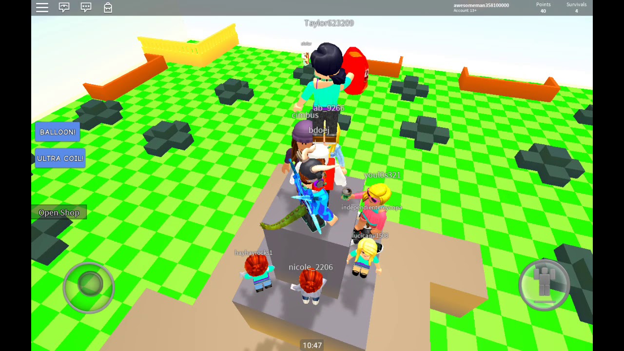 Floating Blocks! l ROBLOX The Floor Is Lava