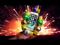 Can iPhone 7 Survive 100 FT Throw Inside Giant Mortar Round Firework Case? (Warning: Explosions:)