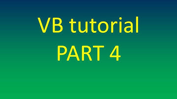 if else control statement in vb 2010 part 2