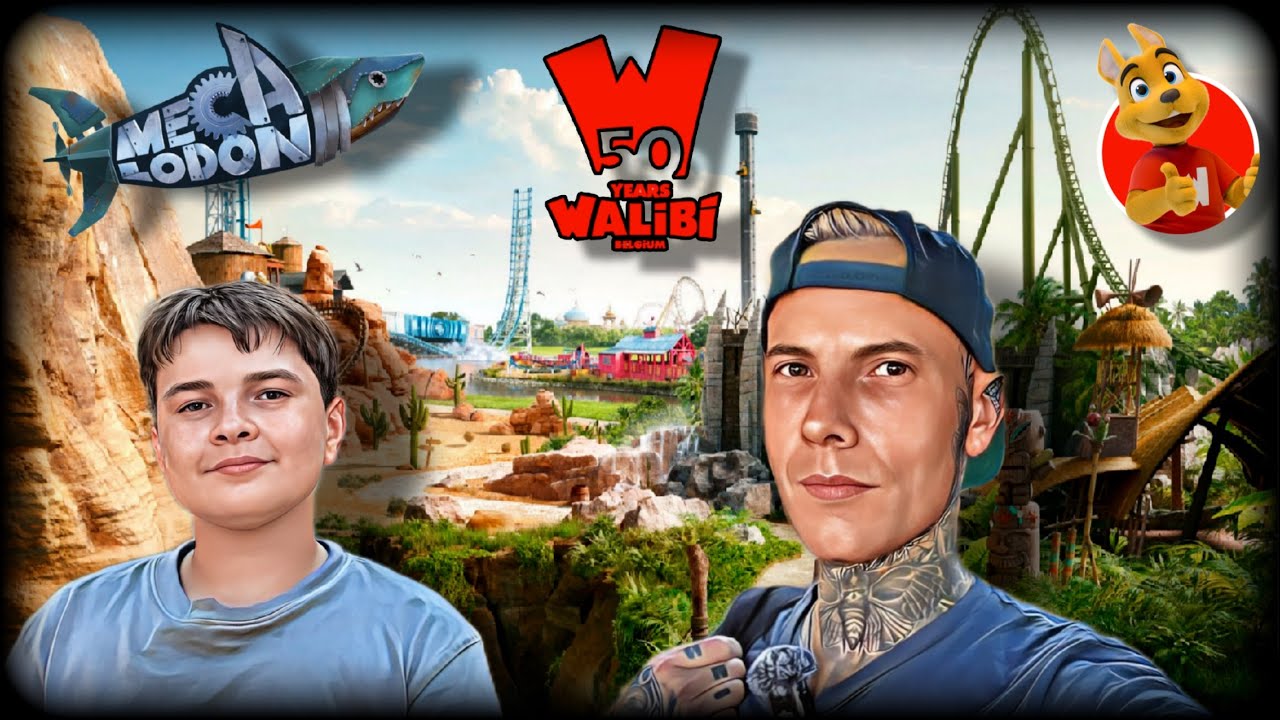 🎢50 ans de Walibi Belgium🎡 Un max d'attractions dans ce vlog incroyable ✨✨✨ Mecalodon, kondaa, pul..