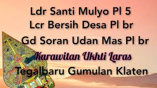 Ldr Santi Mulyo Pl5 Lcr Bersih Desa Plbr Gd Soran Udan Mas Karawitan Ukhti Laras