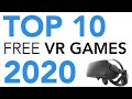 Top 10 Free VR Games of 2020