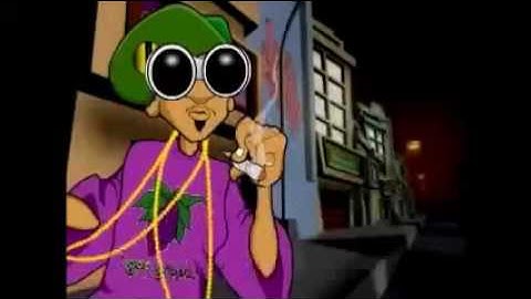 the nutshack theme but every word is in a different video 096