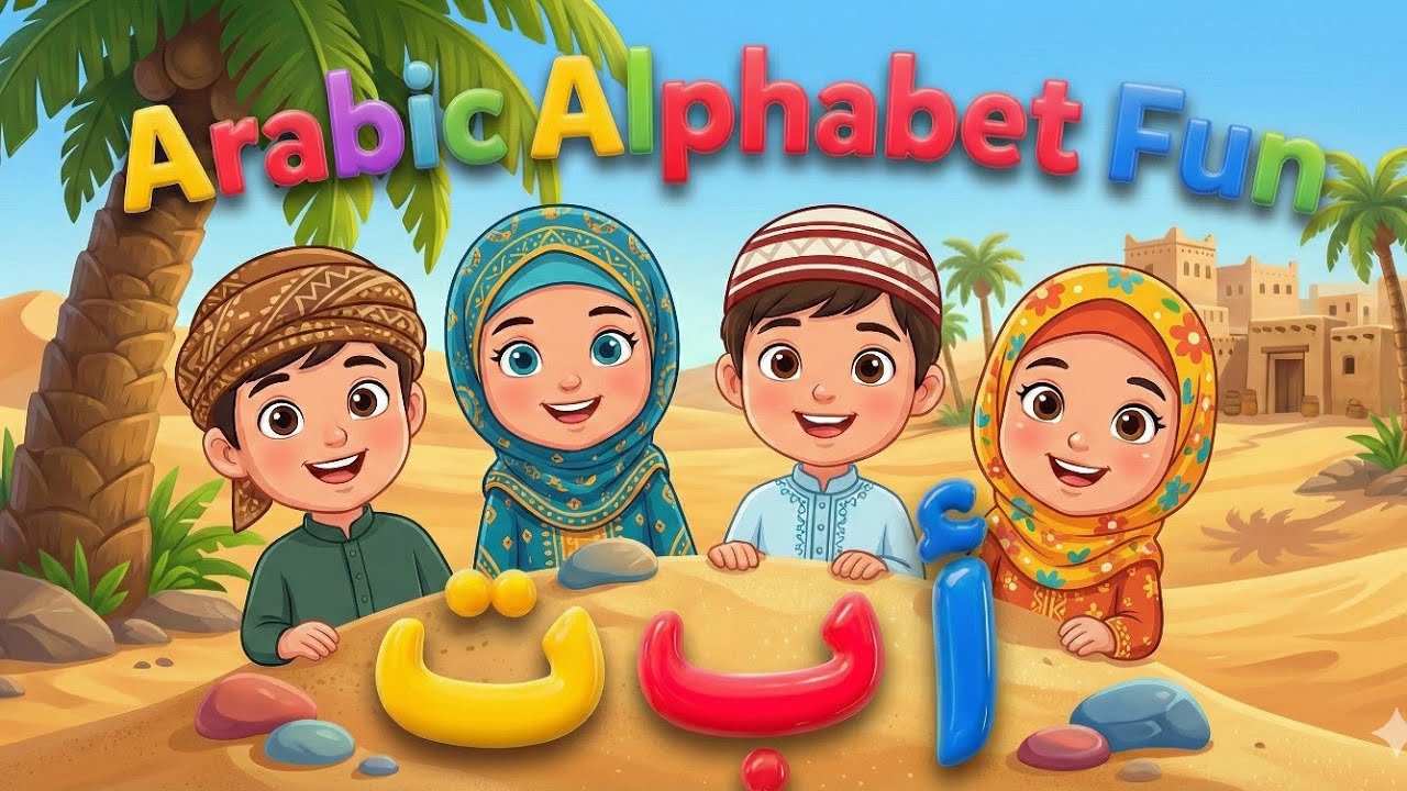Ali Fun Alifun Baa - আলিফুন বা | Arabic 29 Letters Song ।ألف با | Khukumonir ...