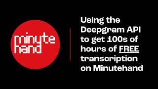How to get a Deepgram API key — and the $200 free credit