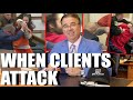 Criminal Lawyer Reacts to Clients Attacking their Lawyers