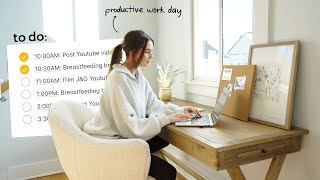 working from home as a new mum | day in the life