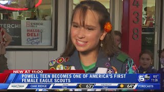 Powell teen becomes one of America's first female Eagle Scouts