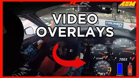 How to Make LIVE VIDEO OVERLAYS On Your Racing Footage