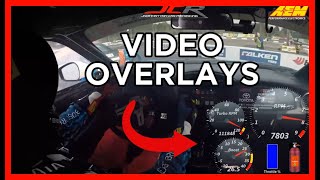 How to Make LIVE VIDEO OVERLAYS On Your Racing Footage