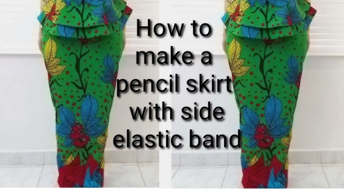 How to Sew Double Elastic side waist Band