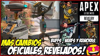 ¡Mas cambios revelados! Buffs, nerfs y reworks, Gameplay trailer analizado | Apex Legends REVELRY