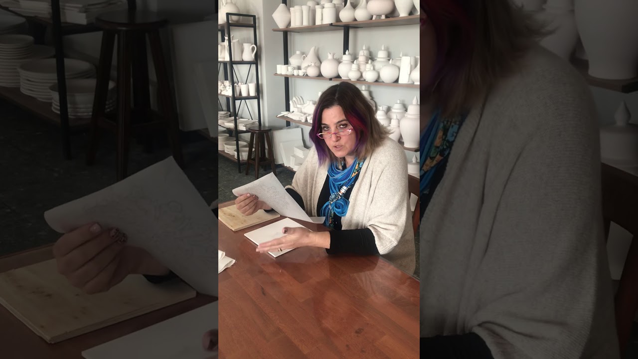 Kömürle desen geçirme