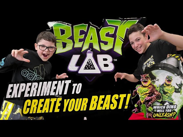 4 Beast Lab Beast Creators: Dinos, Sharks, Reptiles and Cats! All