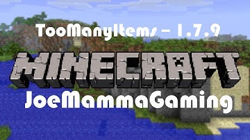 Minecraft - How to install Too Many Items for 1.7.9