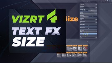 Vizrt 4 Text FX Size Plugin Tutorial