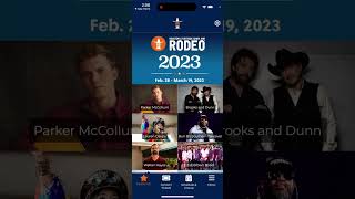 RODEOHOUSTON app - how to use? Quick overview